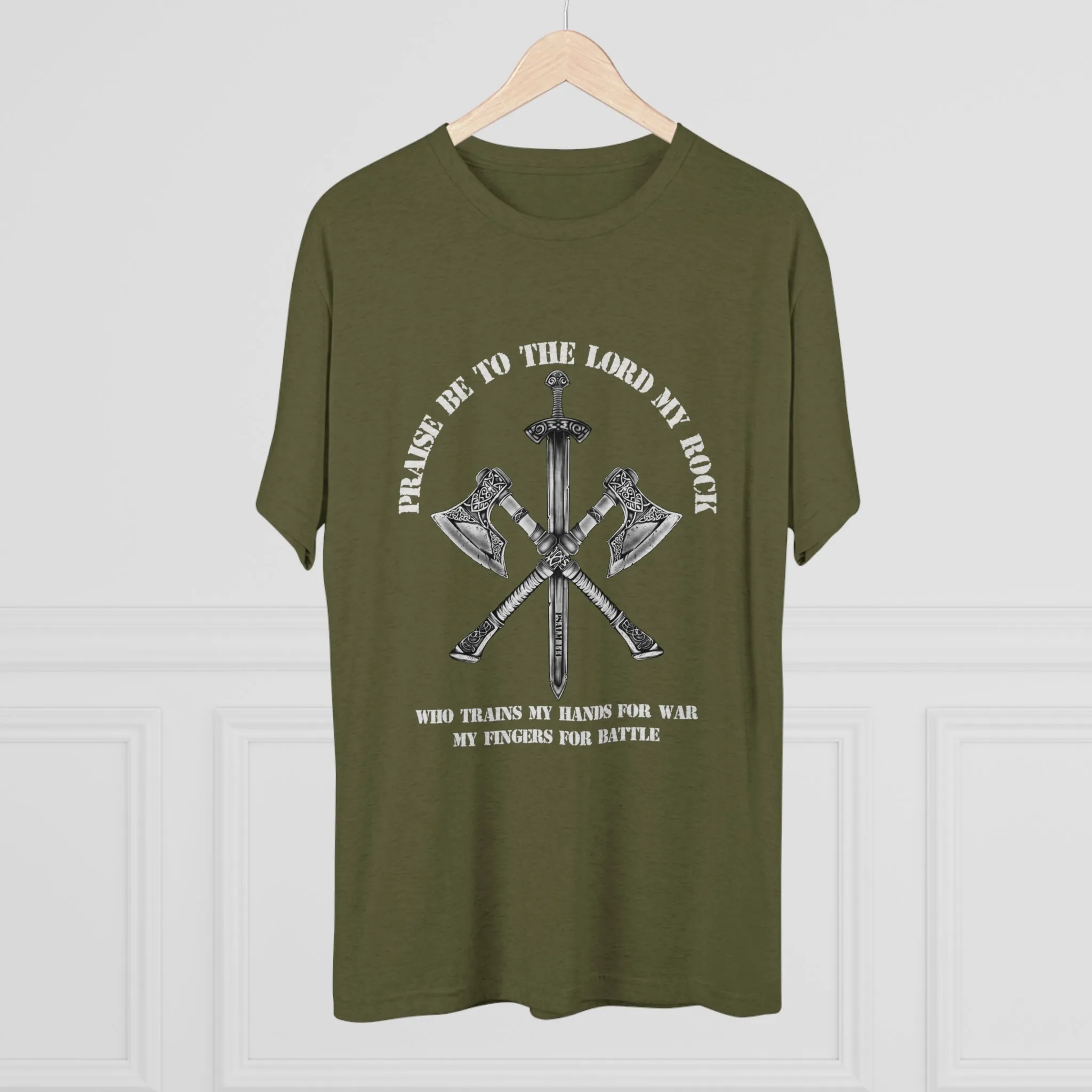 Psalm 144 Unisex Tri-Blend Crew Tee
