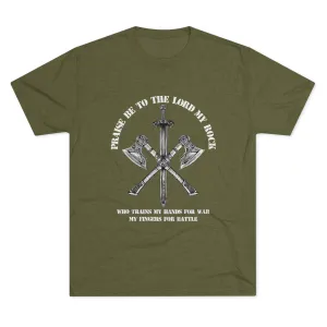 Psalm 144 Unisex Tri-Blend Crew Tee
