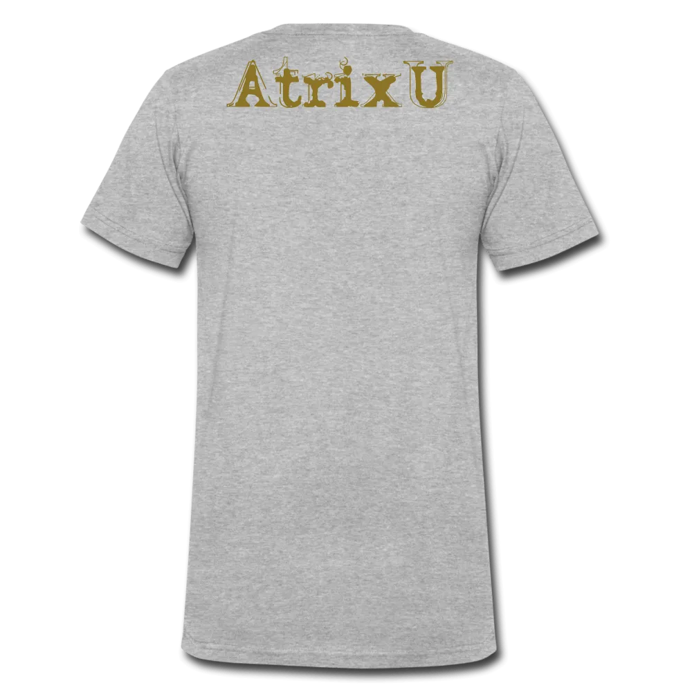 "Atrix Universe Defined" Metallic Gold Flex Print