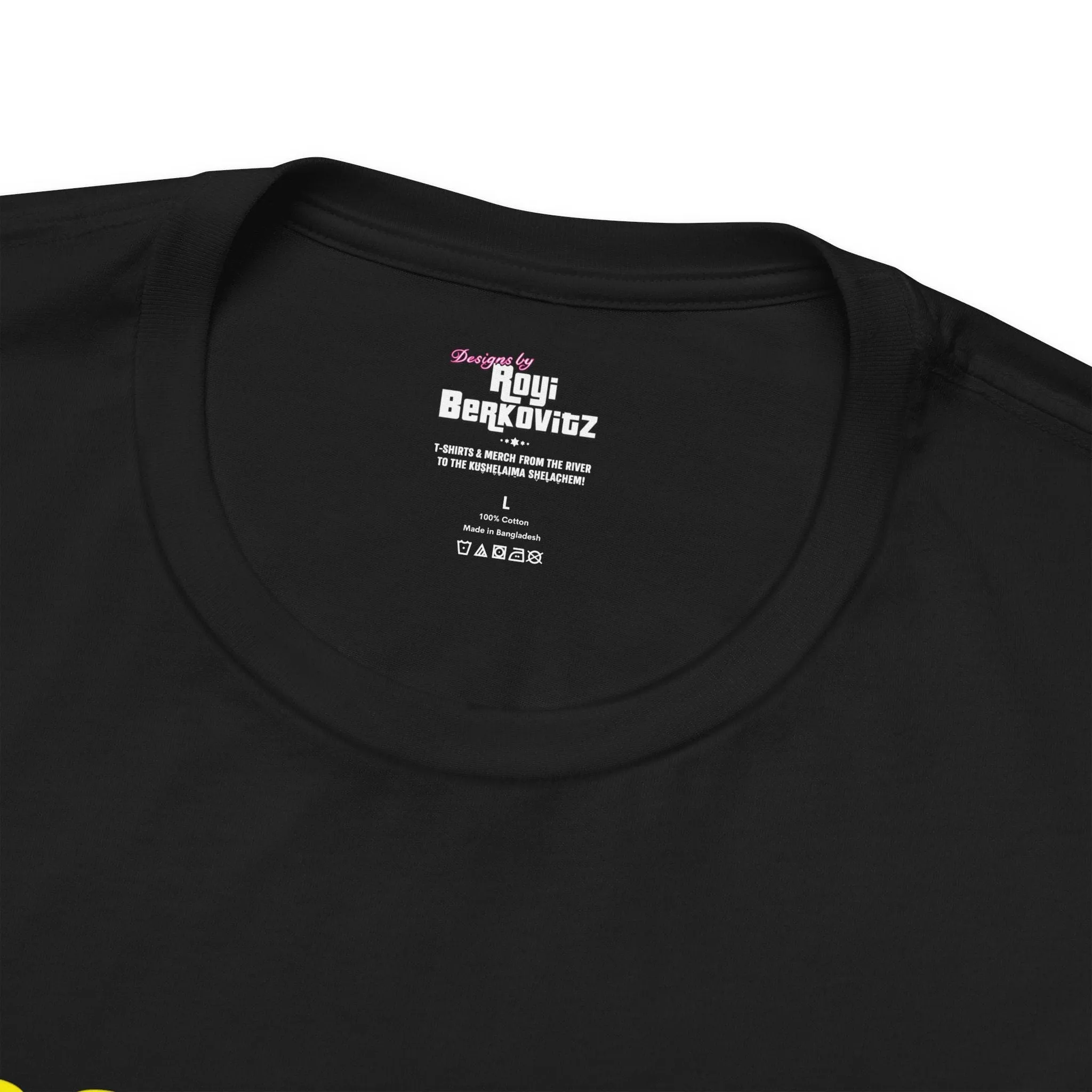 "From The River" Black T-shirt for Men