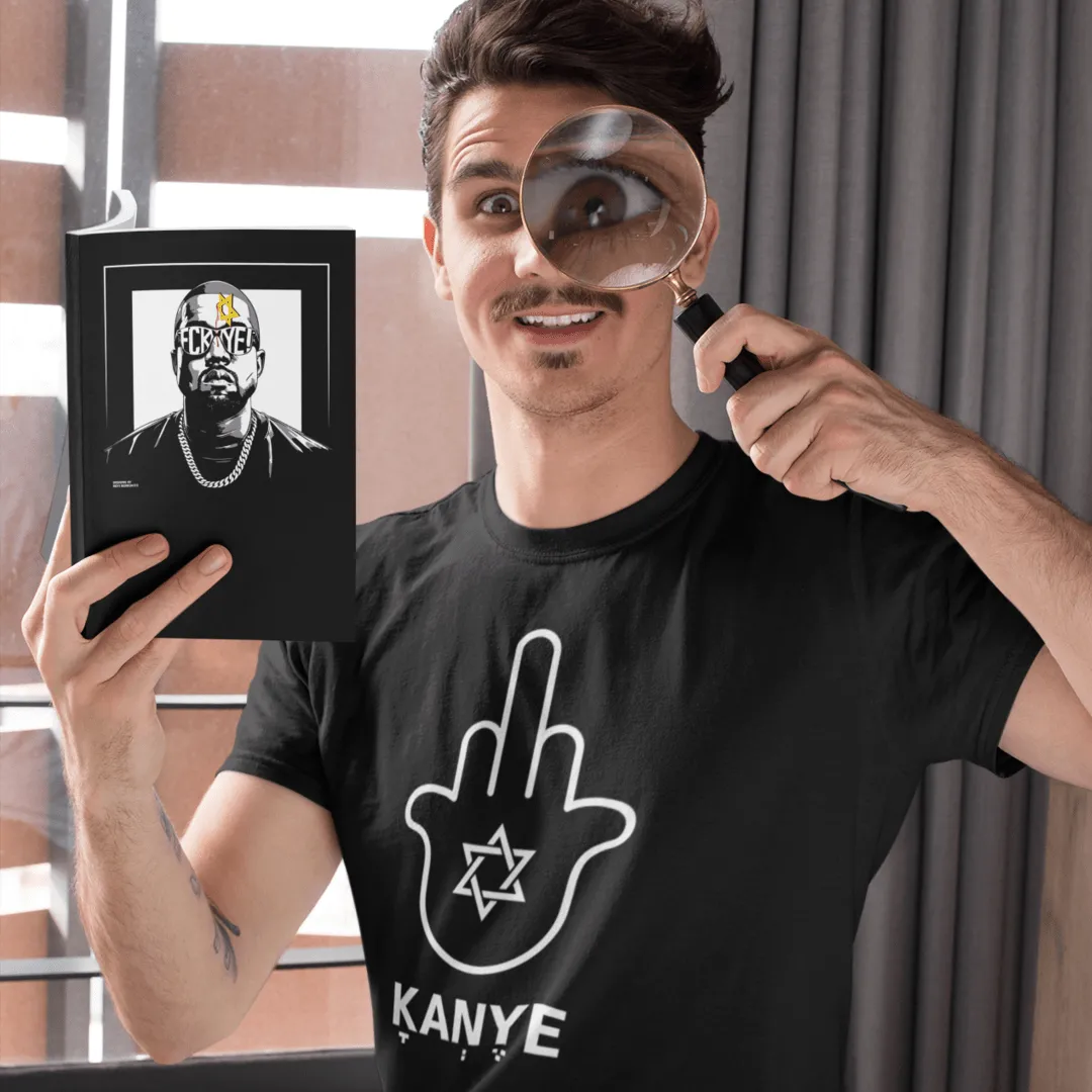 "FUCK KANYE HAMSA" Black T-shirt for Men