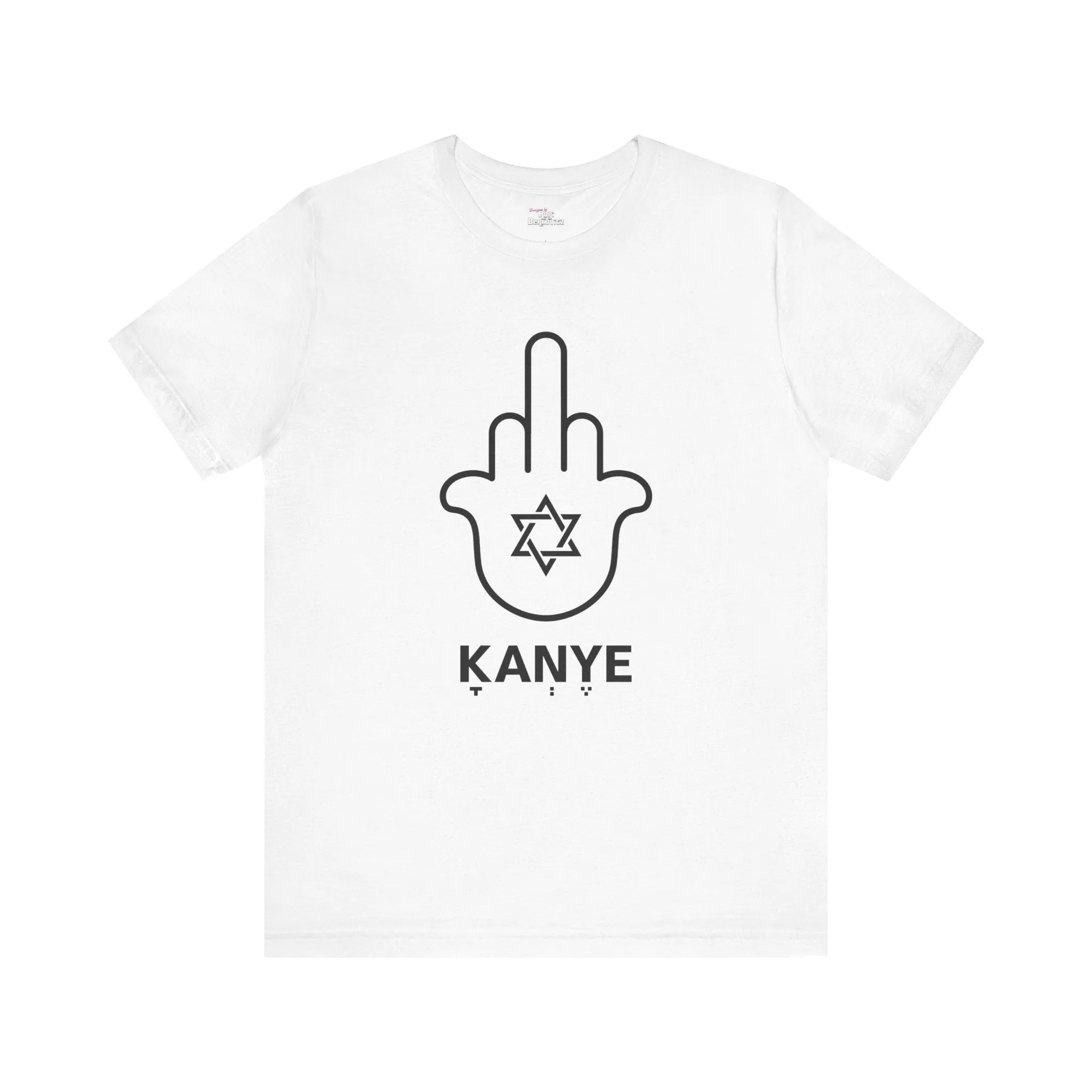 "FUCK KANYE HAMSA" White T-shirt for Men