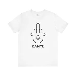 "FUCK KANYE HAMSA" White T-shirt for Men