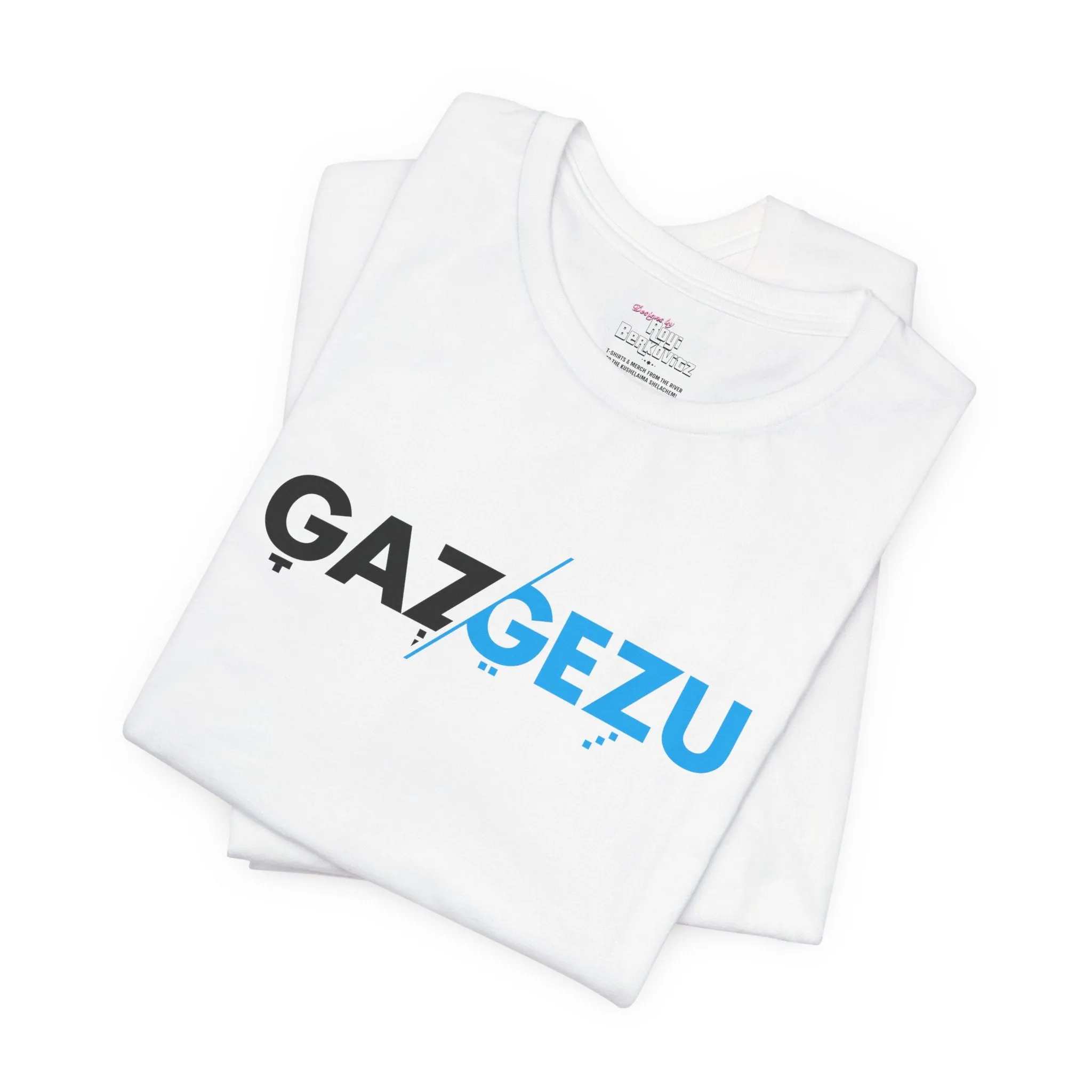 "Gazgezu" White T-shirt for Men