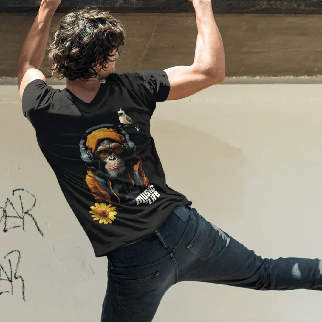 "Monkey Music" T-shirt for Men