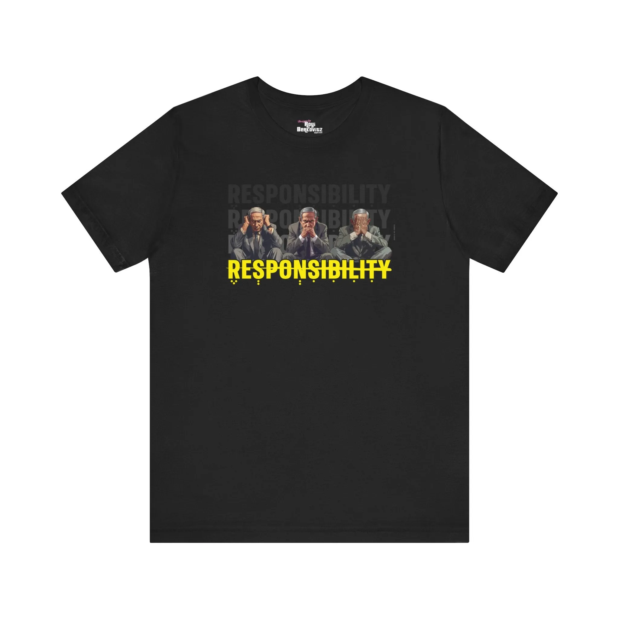 "Responsibility" Black T-shirt for Men
