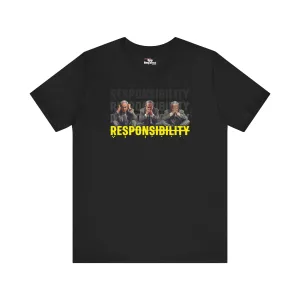 "Responsibility" Black T-shirt for Men