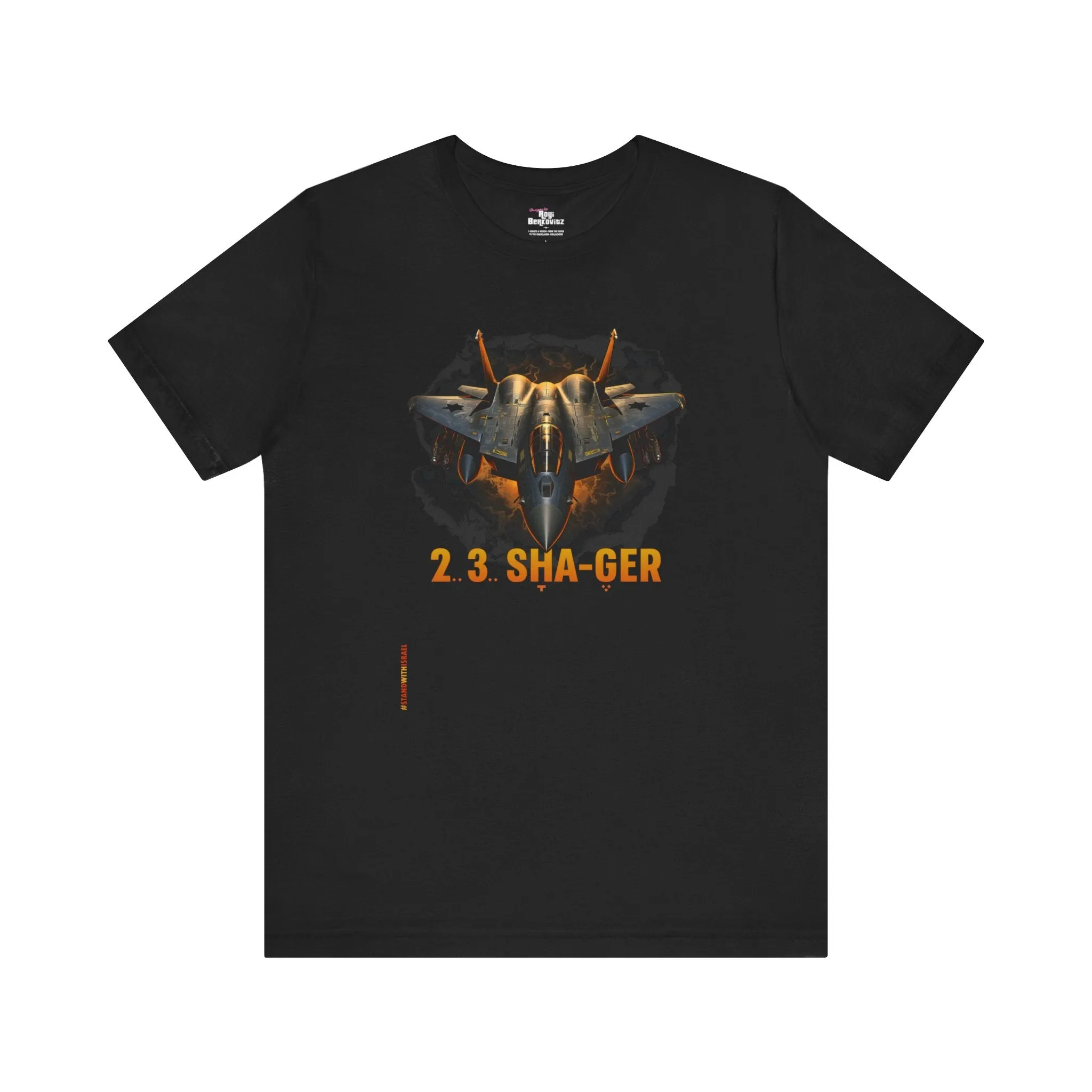 "Shager" Black T-shirt for Men
