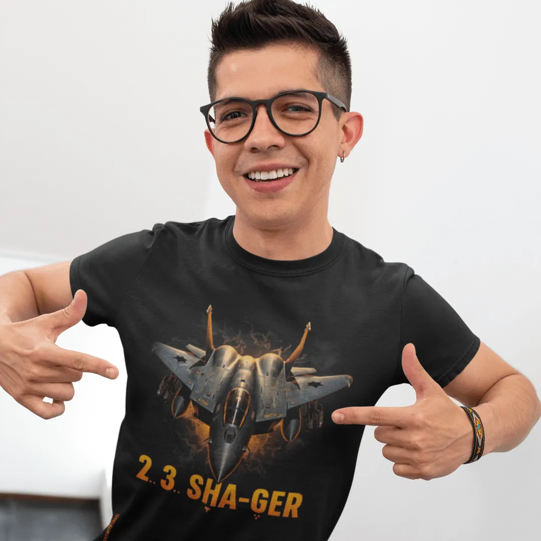 "Shager" Black T-shirt for Men