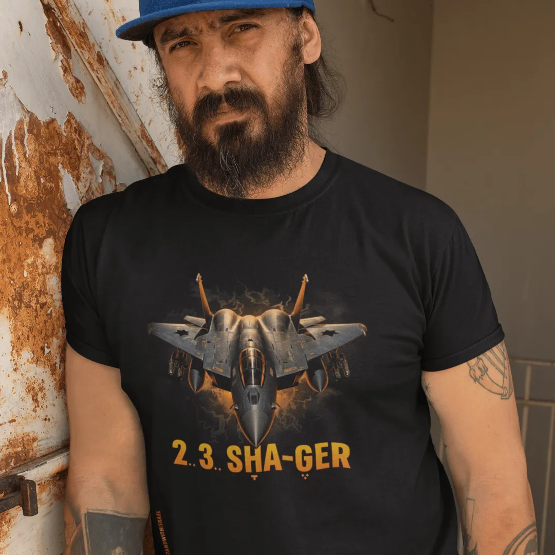 "Shager" Black T-shirt for Men