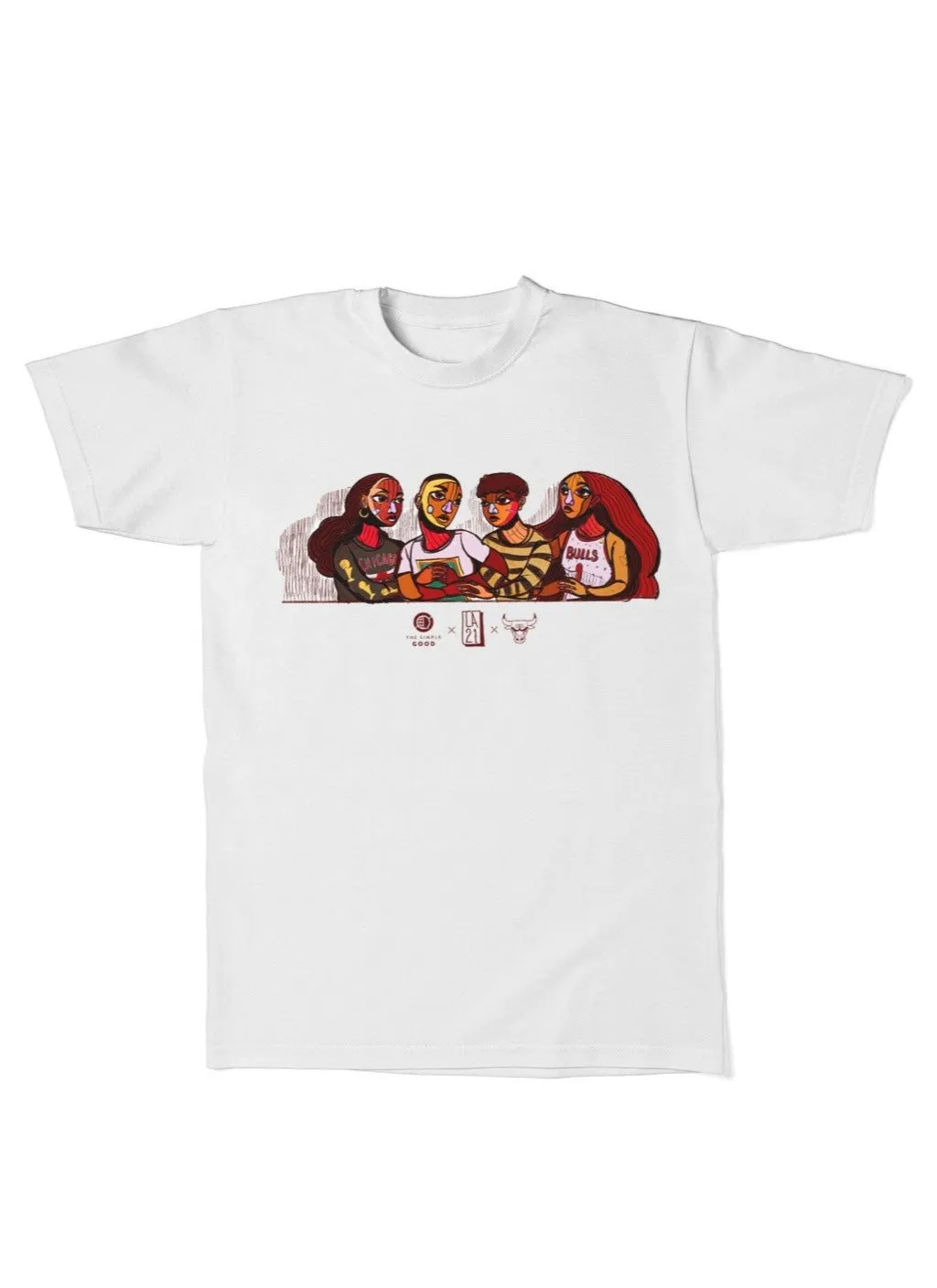 "TSG x Langston Allston x Chicago Bulls" Limited Edition Short-Sleeve Unisex T-Shirt