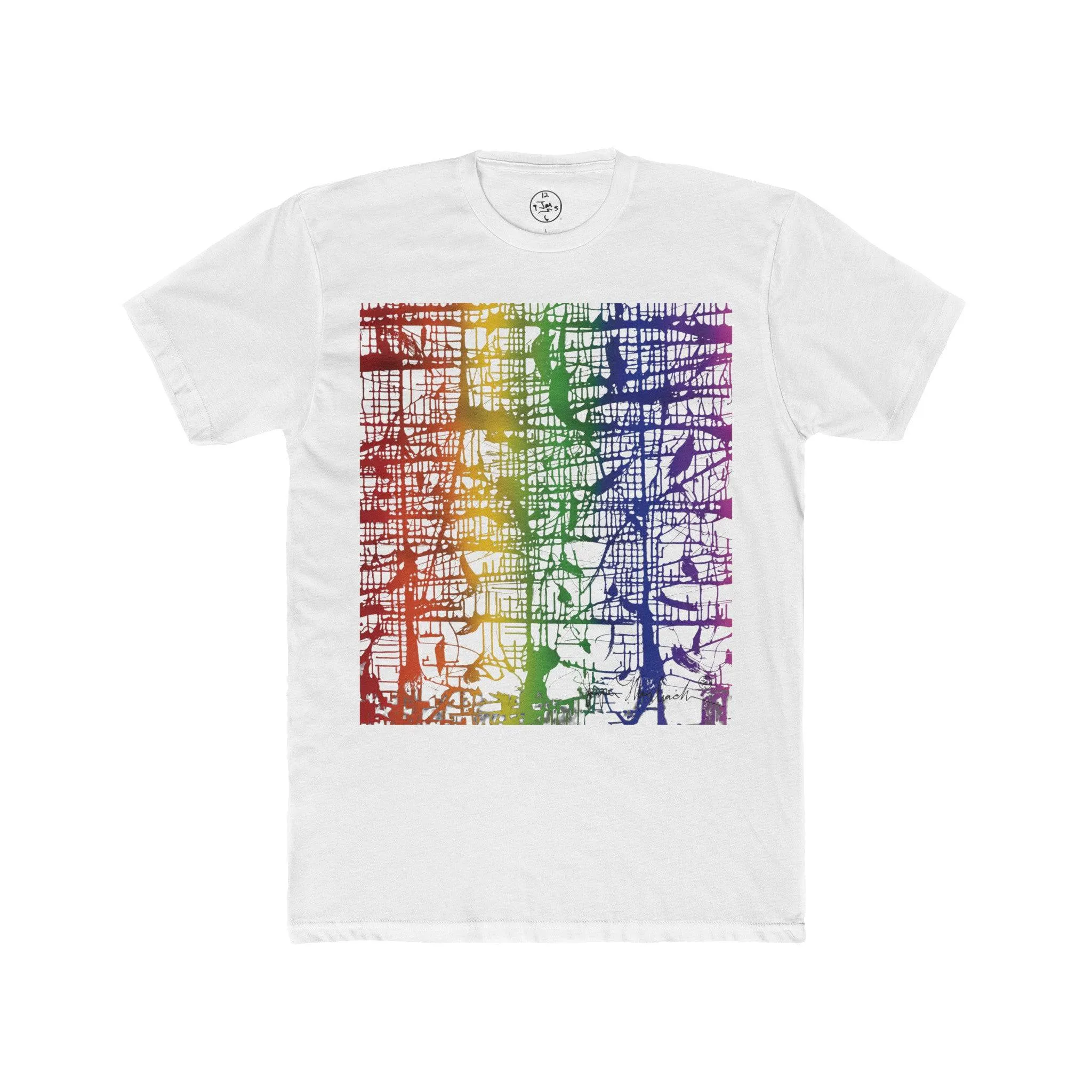Rainbow Matrix by Jumper Maybach® - MEN'S Cotton Crew Tee