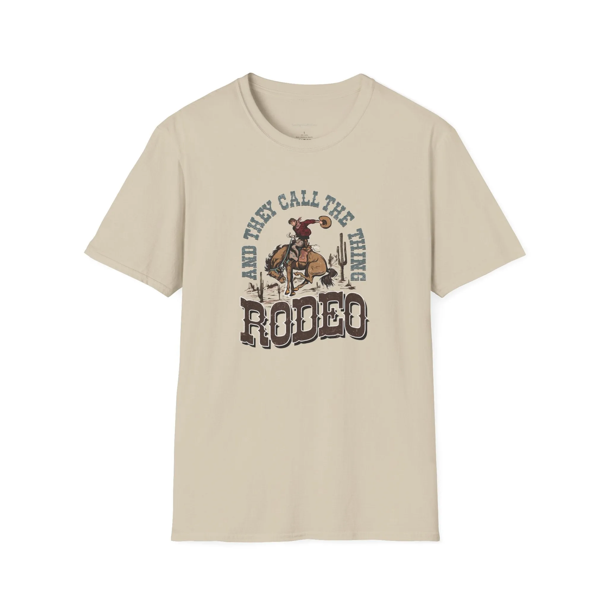 Rodeo Softstyle T-Shirt, They call the thing Rodeo, Rodeo Tee, Rodeo Shirt,