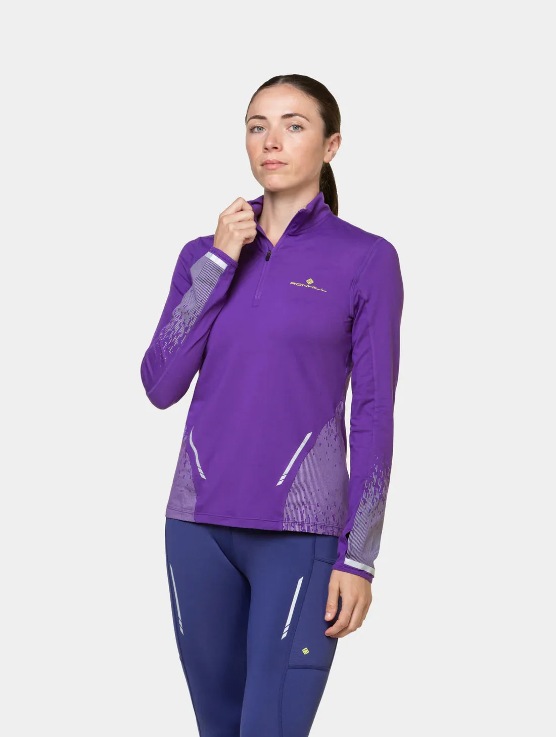 Ronhill - Women's Tech Reflect 1/2 Zip Long Sleeve