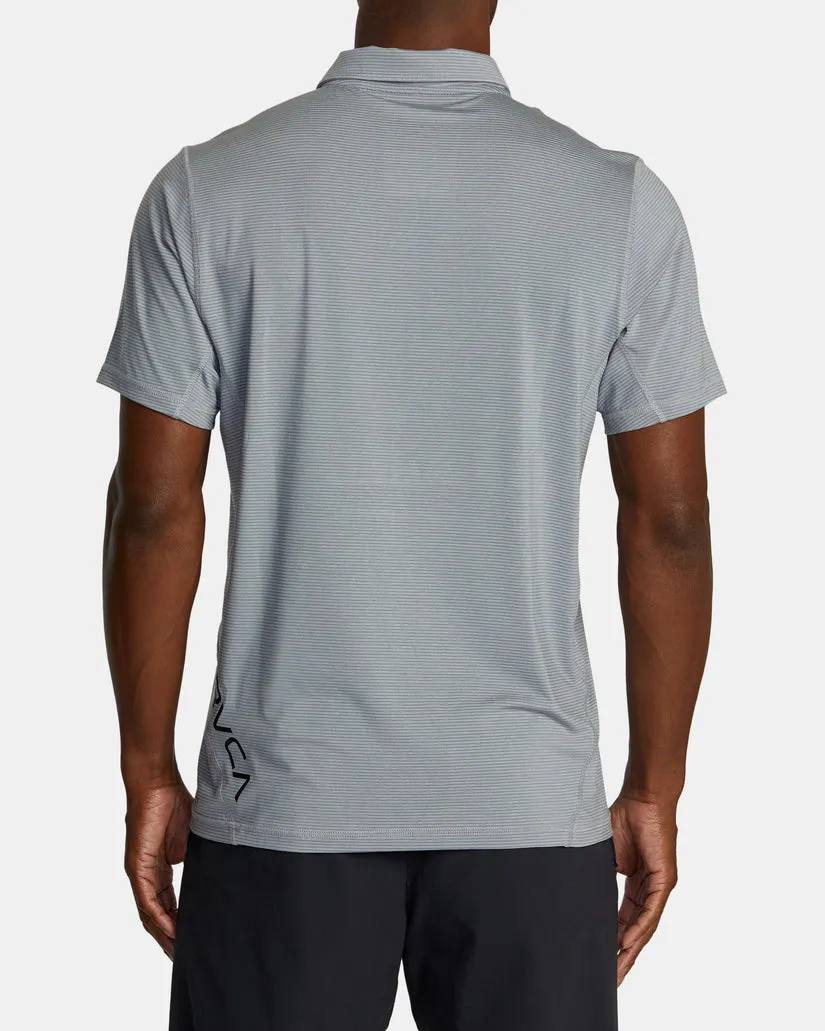 RVCA Mens Sports Vent Polo Technical Polo Shirt