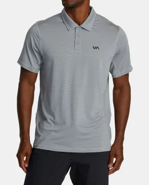 RVCA Mens Sports Vent Polo Technical Polo Shirt