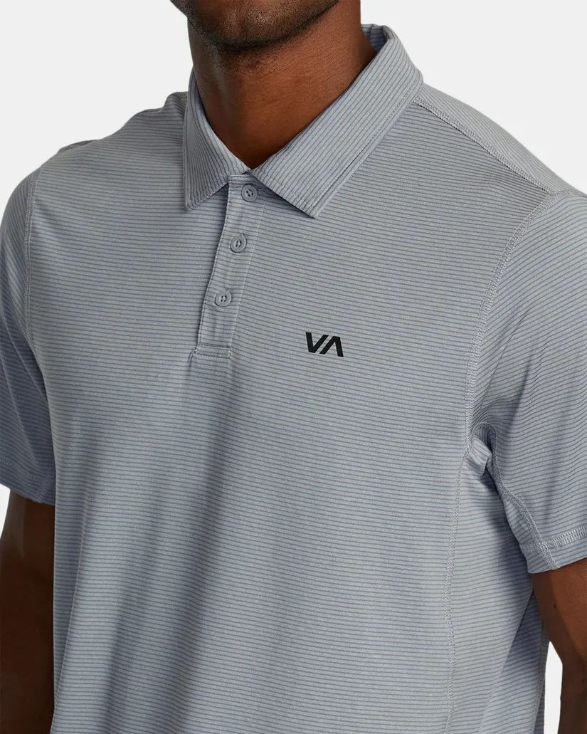 RVCA Mens Sports Vent Polo Technical Polo Shirt