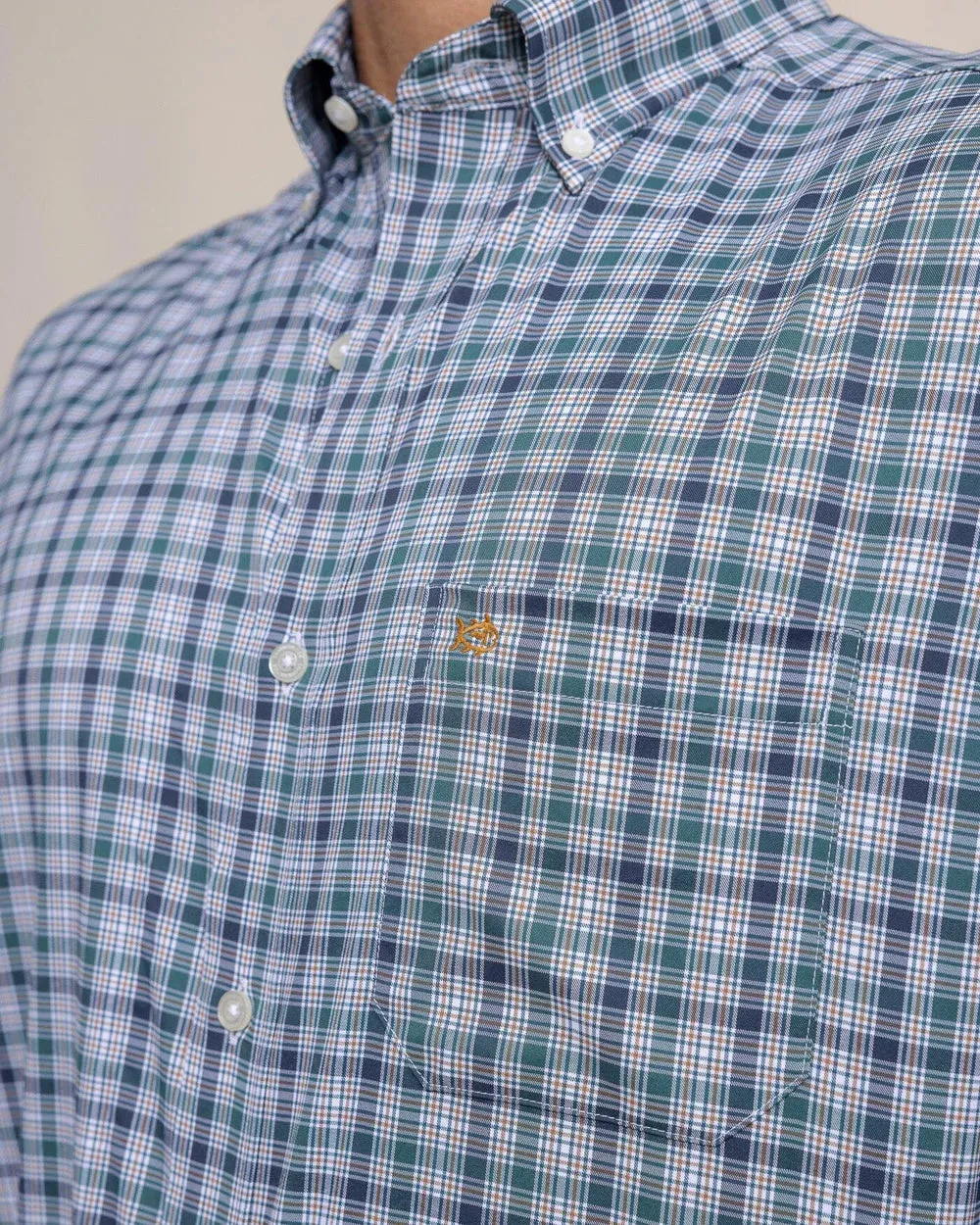 Saltgrass Plaid Sport Shirt (Salt Meadow)
