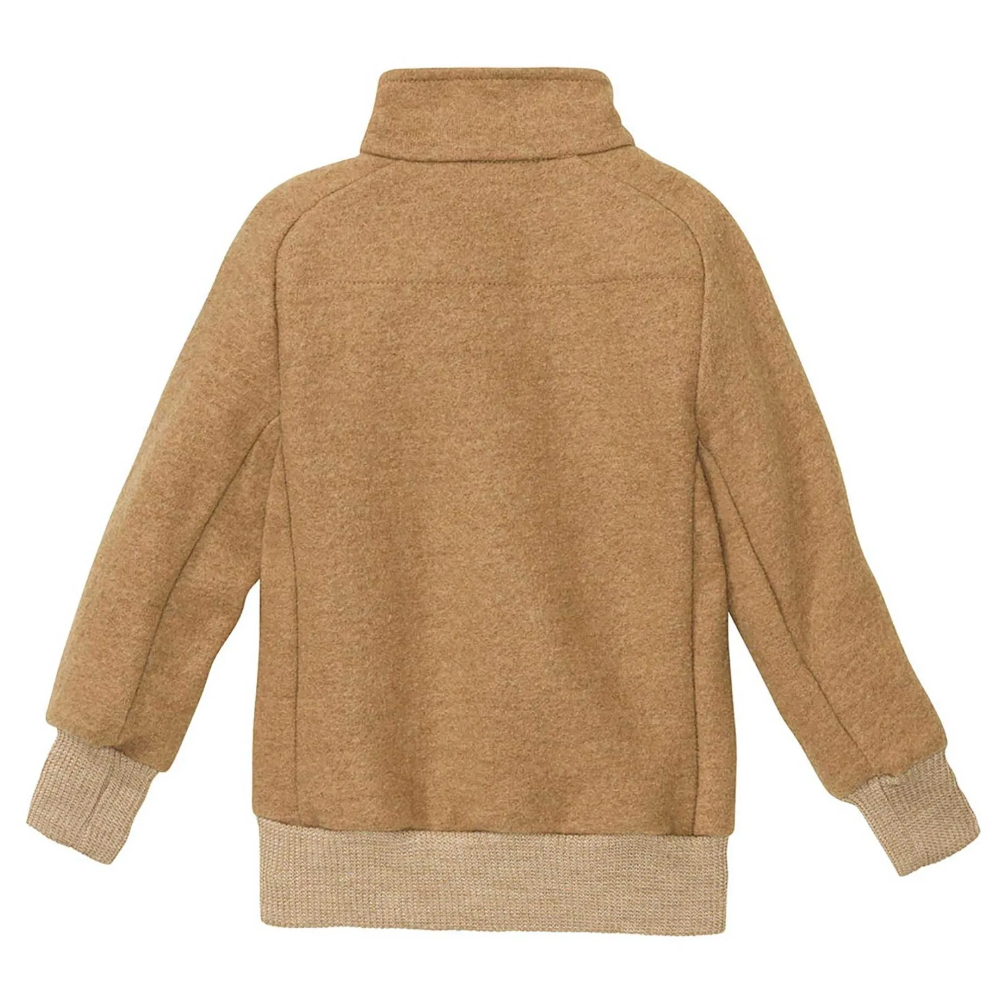 Schlupfpullover Troyer aus 100% Bio-Merinowolle