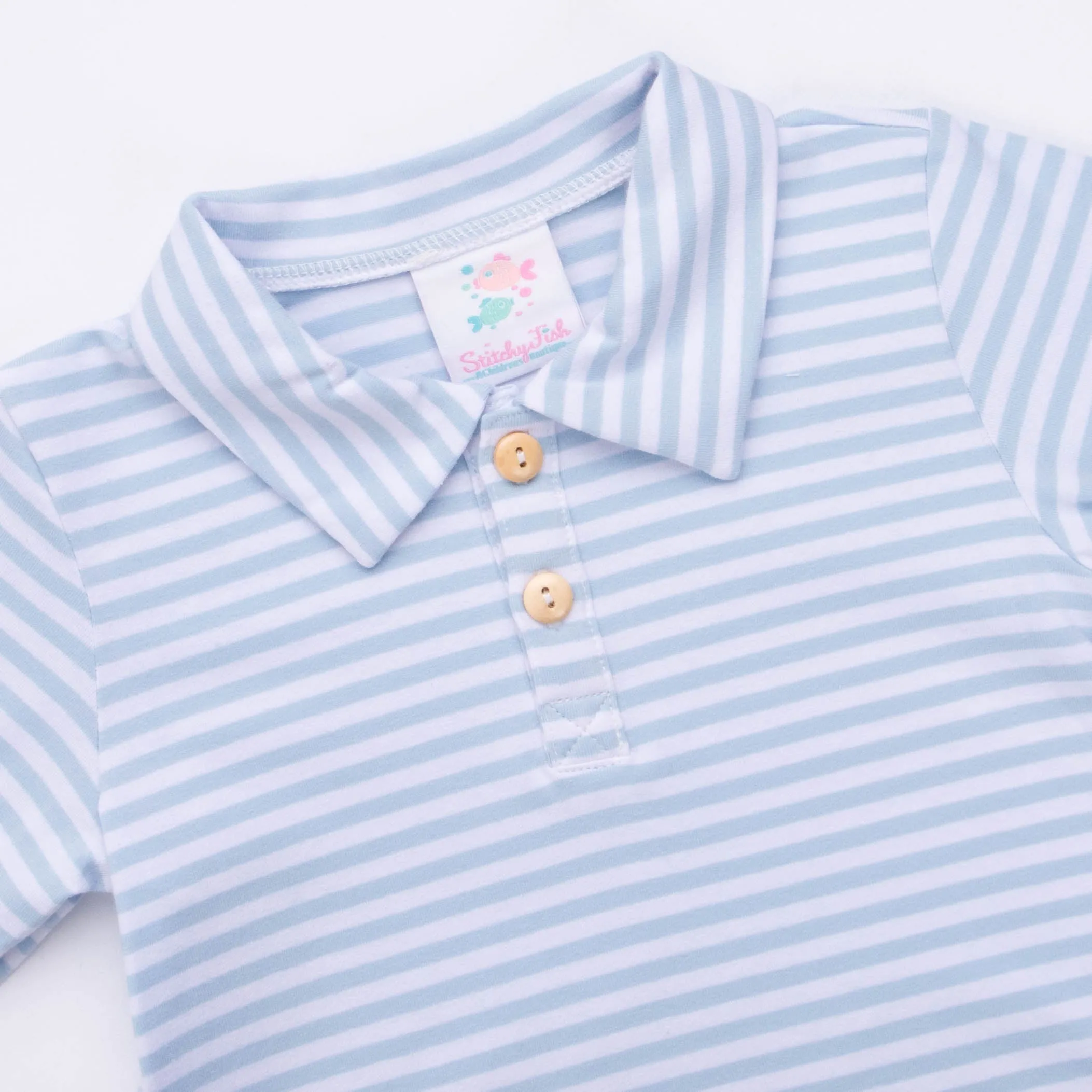 Scout Stripe Polo, Blue