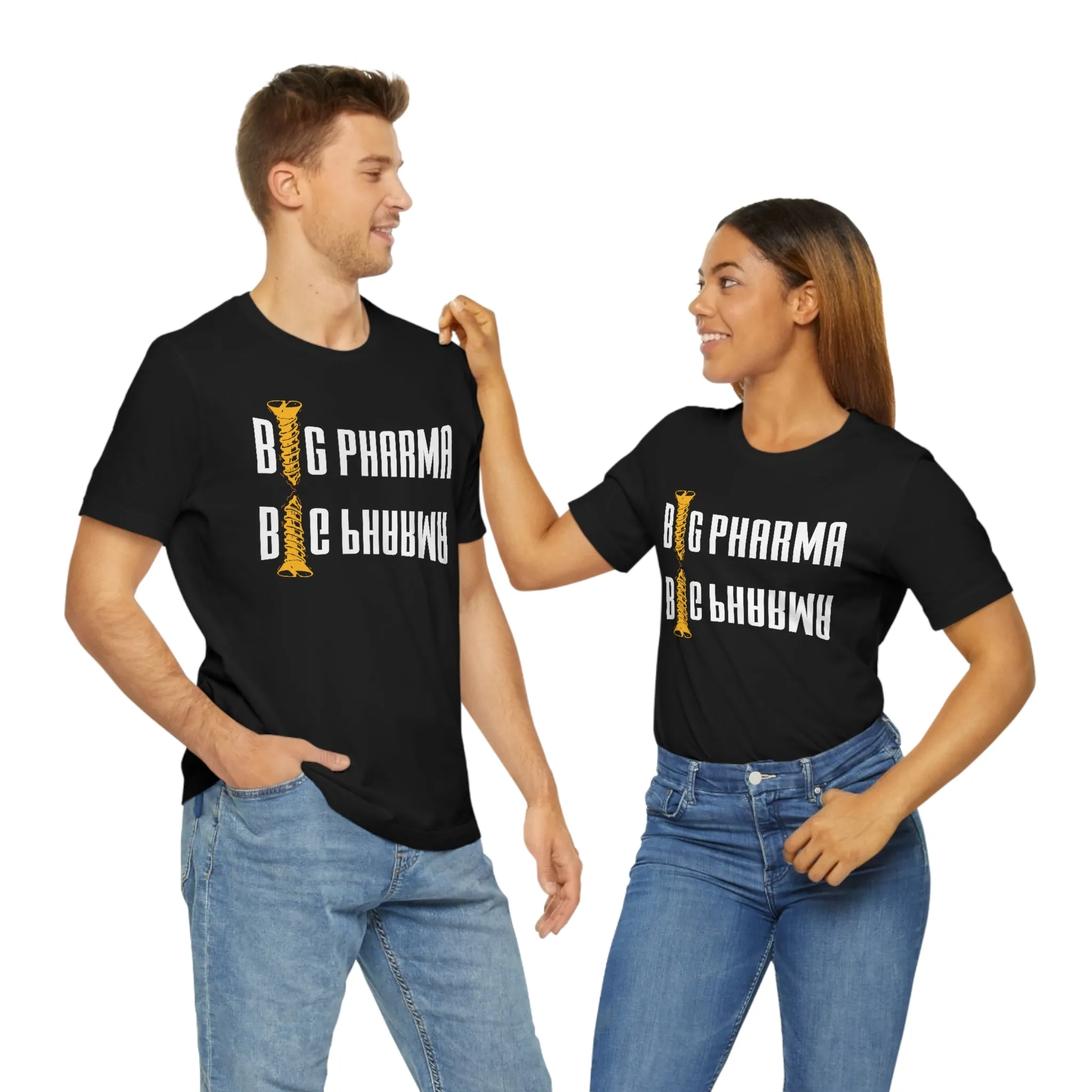 Screw Pharma Mirrored Short Sleeve Tee