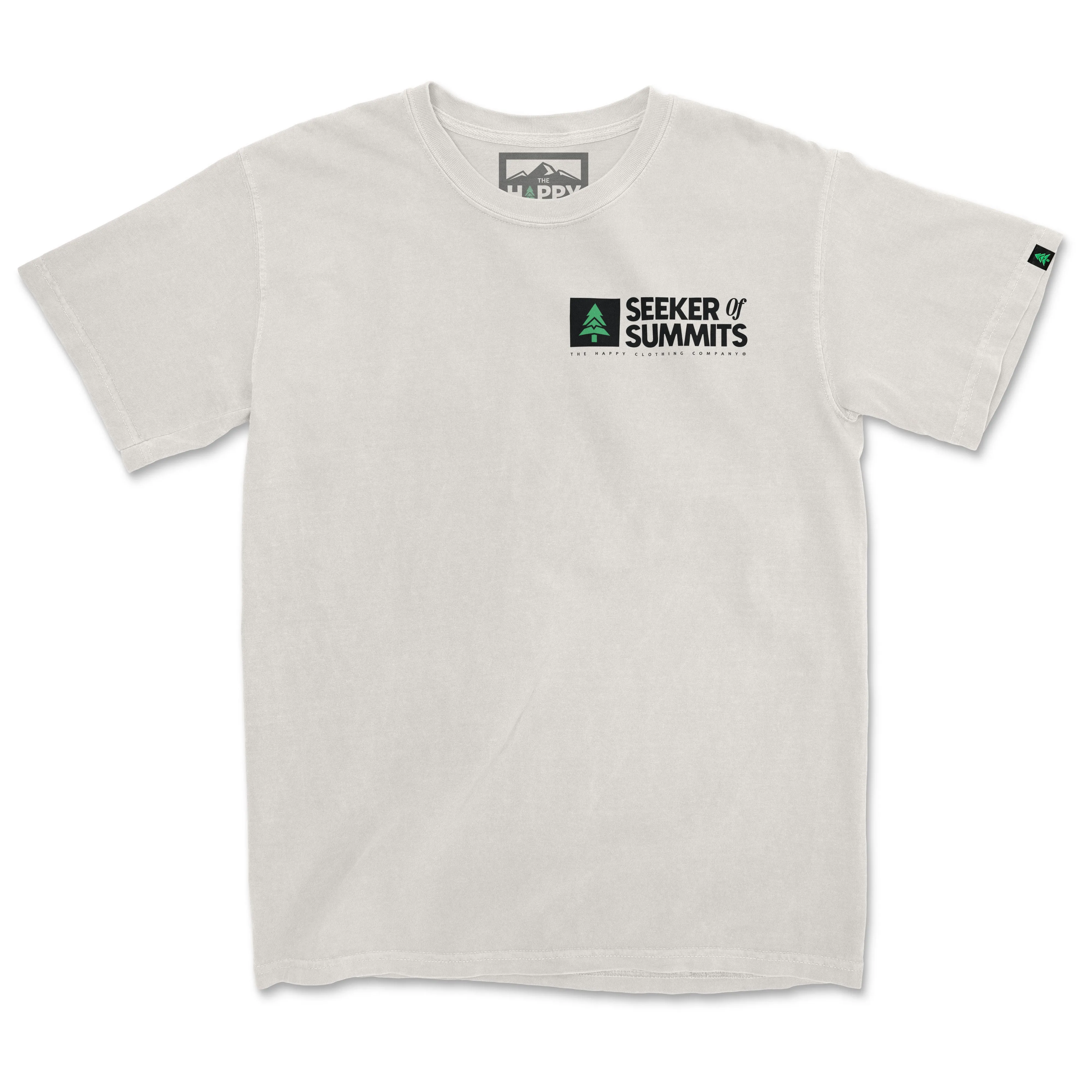 Seeker Of Summits Back Print 'Vintage Tee' | Oversized Heavyweight |