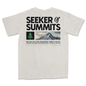 Seeker Of Summits Back Print 'Vintage Tee' | Oversized Heavyweight |