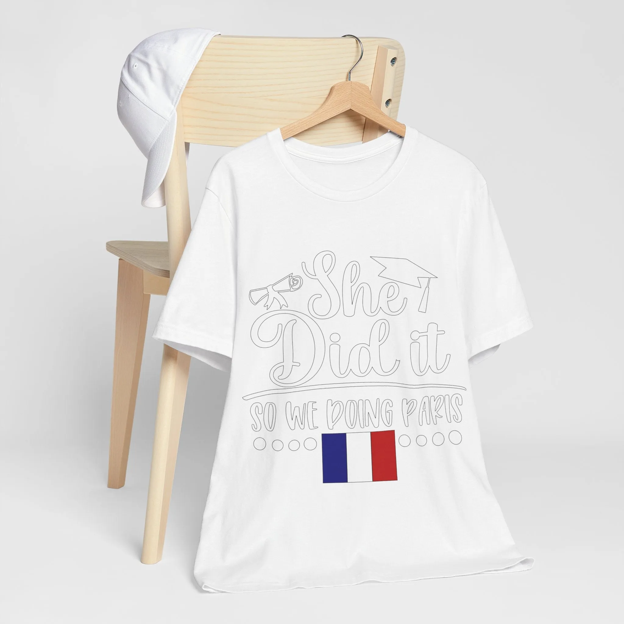She Did It, So We're Doing Paris - Unisex Jersey Short Sleeve Tee