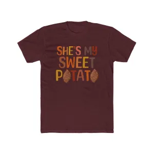 She's My Sweet Potato | Maroon Deluxe Unisex Tee