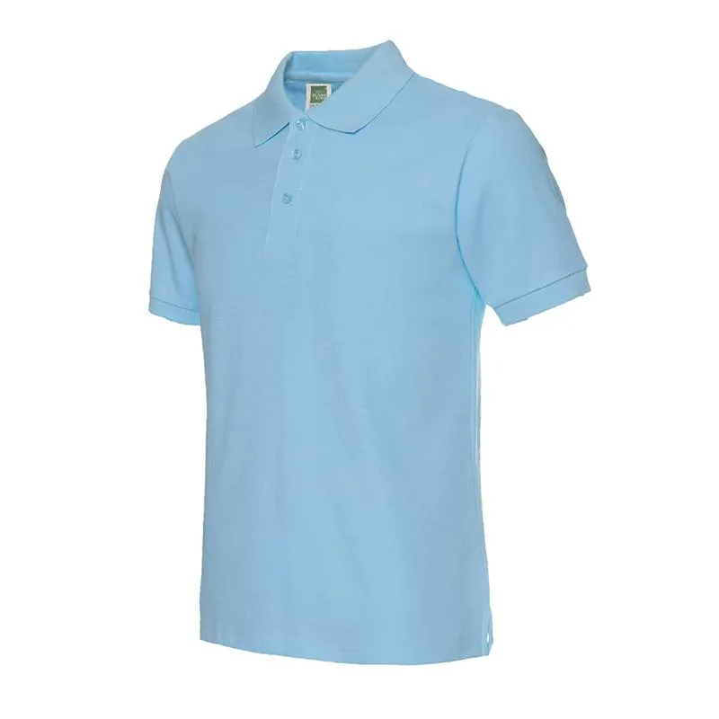 Short-Sleeved Polyester Cotton Polo Shirt