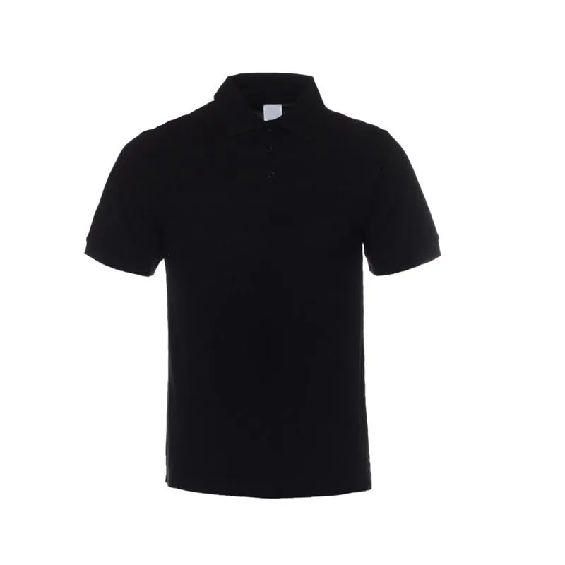 Short-Sleeved Polyester Cotton Polo Shirt