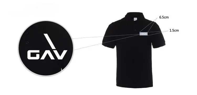 Short-Sleeved Polyester Cotton Polo Shirt