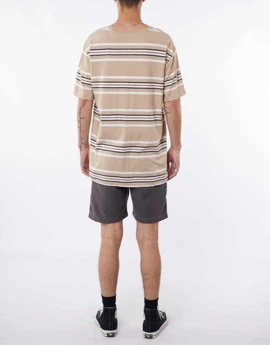 Silent Theory Standard Linen Blend Stripe Tee