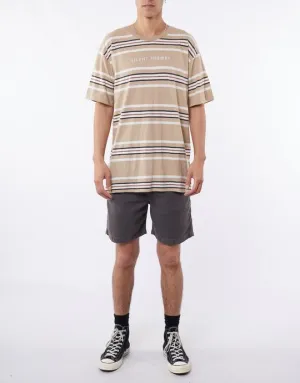 Silent Theory Standard Linen Blend Stripe Tee