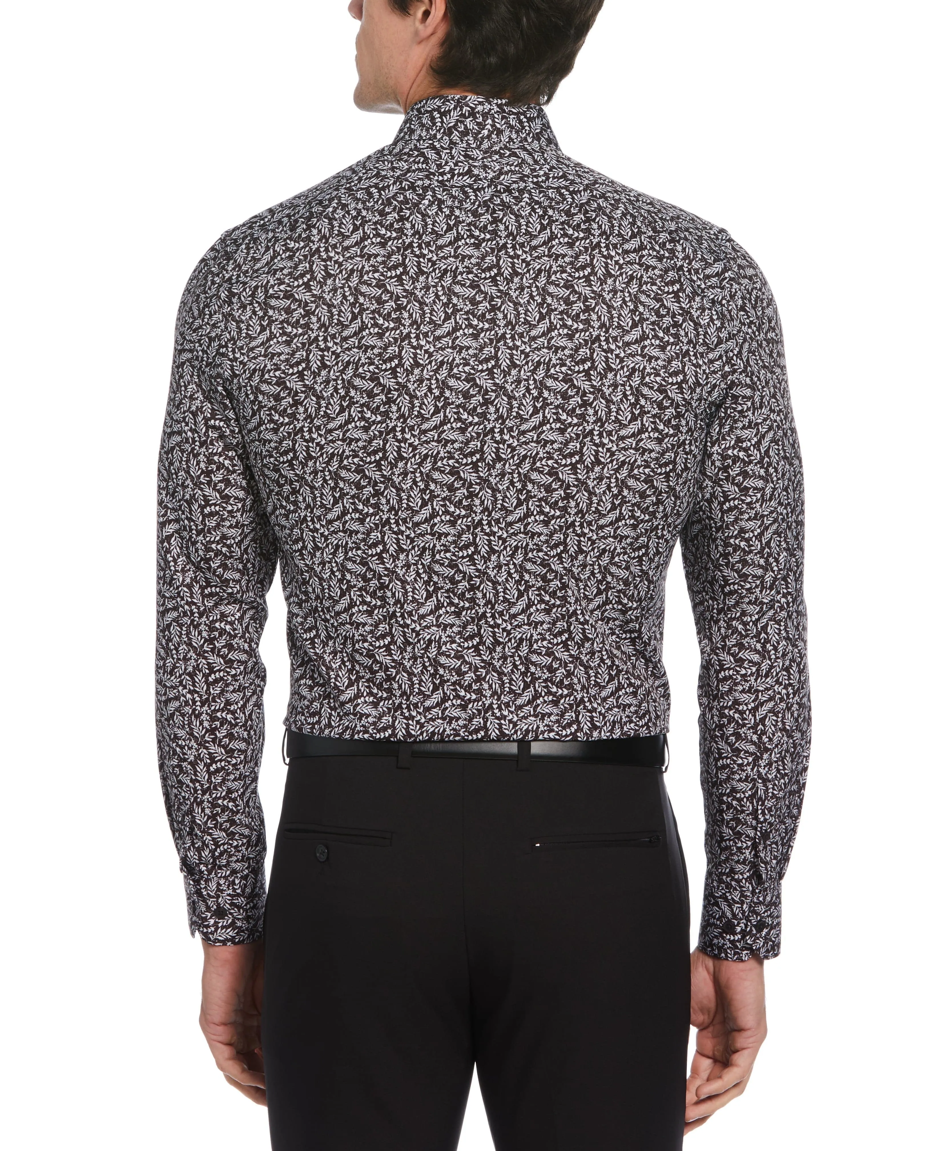 Slim Fit Total Stretch Flower Print Shirt