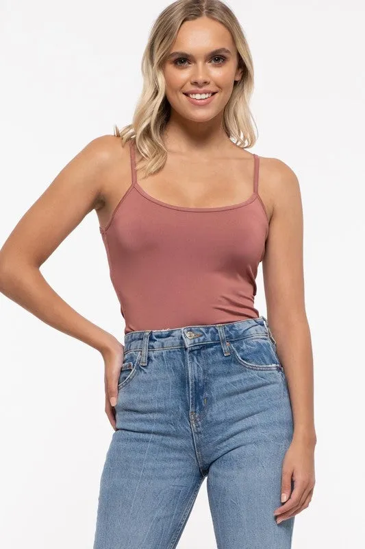 Solid  Cami, Deep Berry