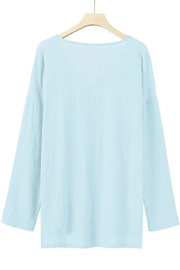Solid Color Cotton And Linen Chang T-shirt