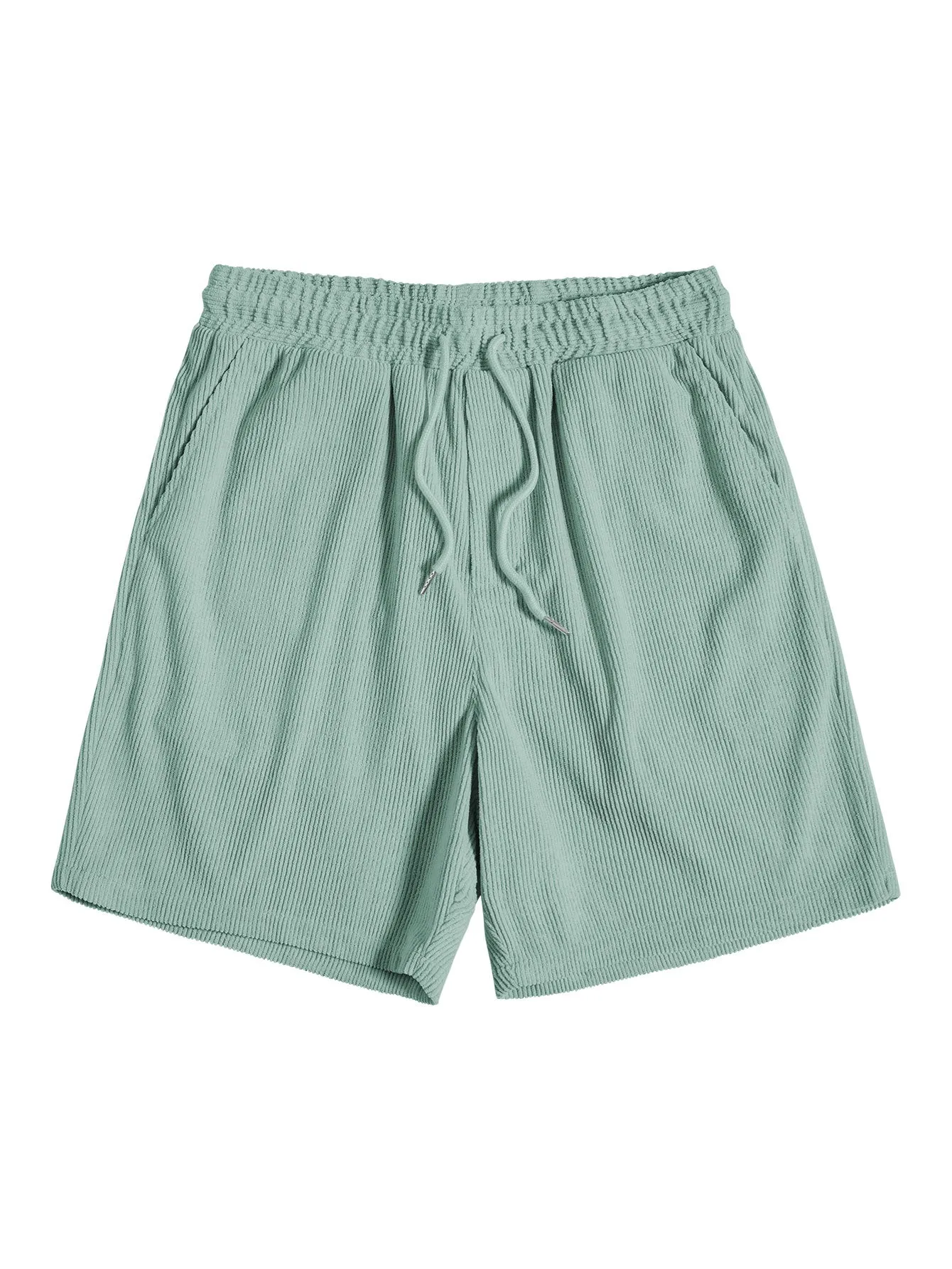 Sommerliches Polyester-Set: Gestreiftes Shirt & Trendige Shorts