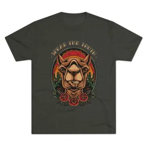 Spear The Truth (Camel) Crew T-Shirt