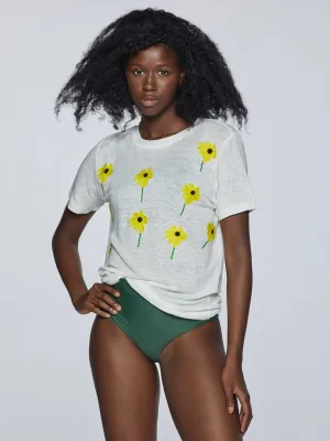 SUNFLOWER LINEN TEE