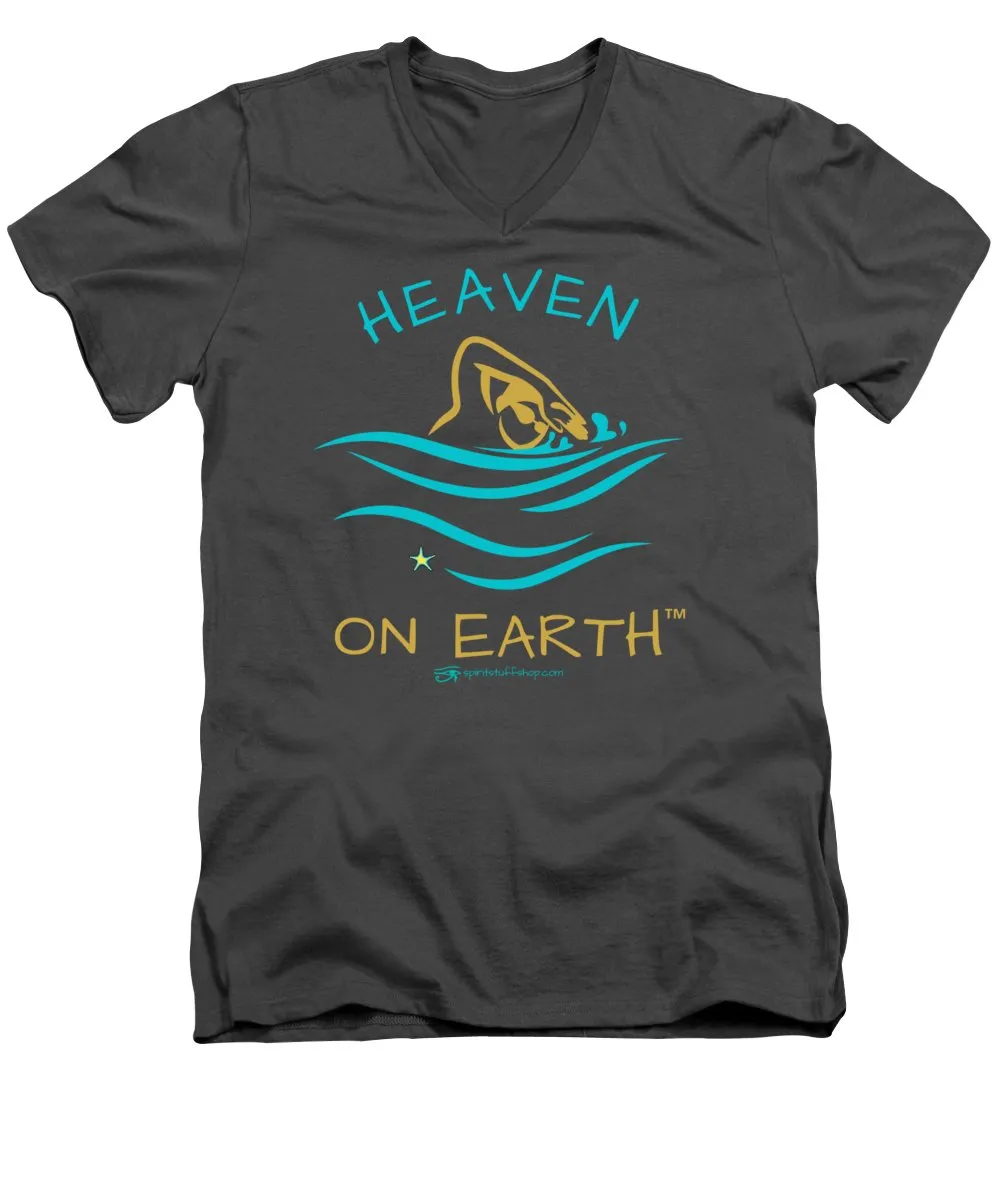 Swimming Heaven On Earth - Men's V-Neck T-Shirt
