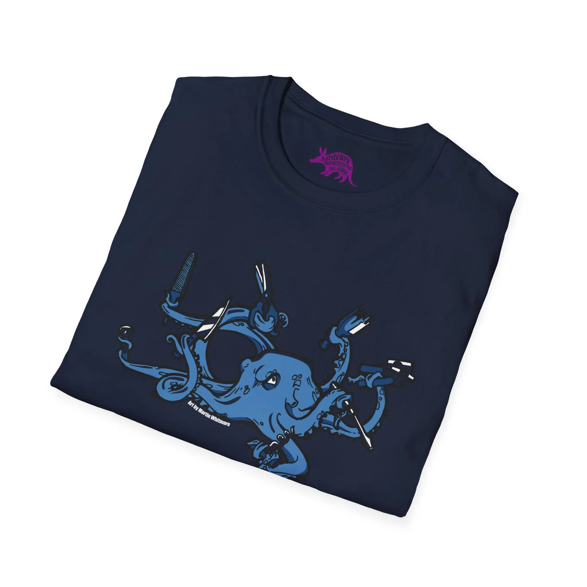 Swiss Army Octopus - Art by Martin Whitmore