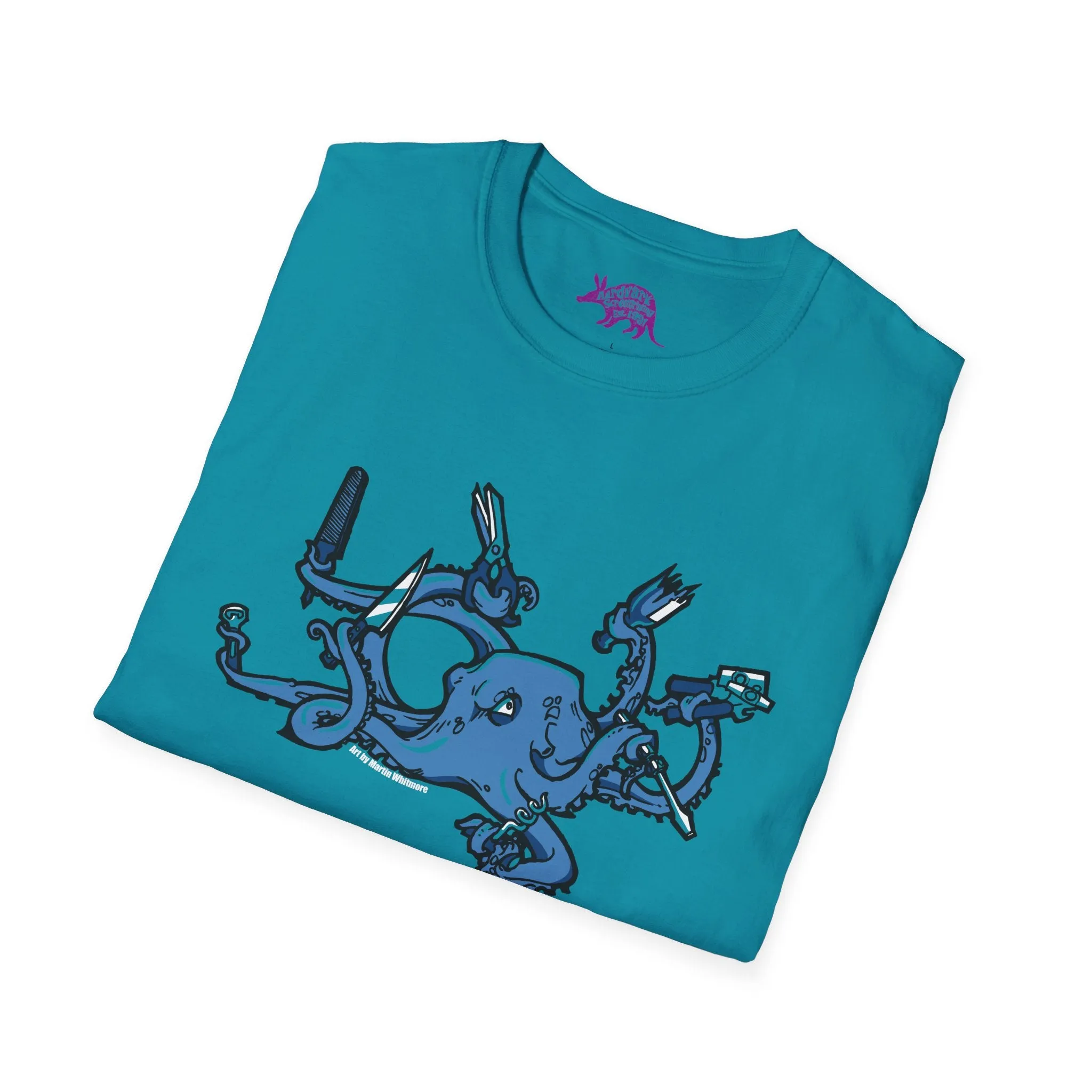 Swiss Army Octopus - Art by Martin Whitmore