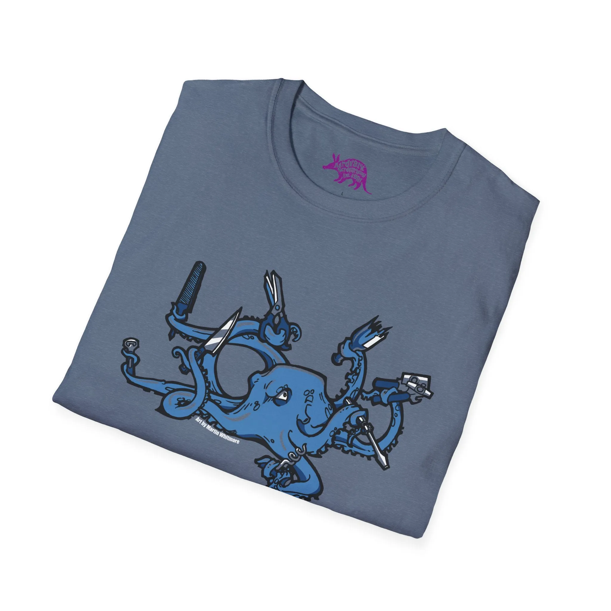Swiss Army Octopus - Art by Martin Whitmore