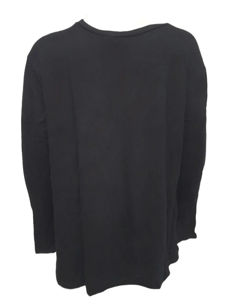 TEREZ Girl's Black Long Sleeve Shirt #1104546 Medium NWT