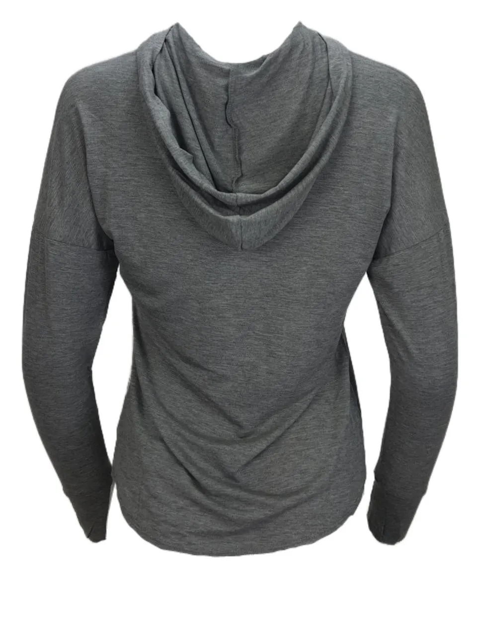 TEREZ Girl's Grey Stretchy Hoodie #12288026 Large NWT