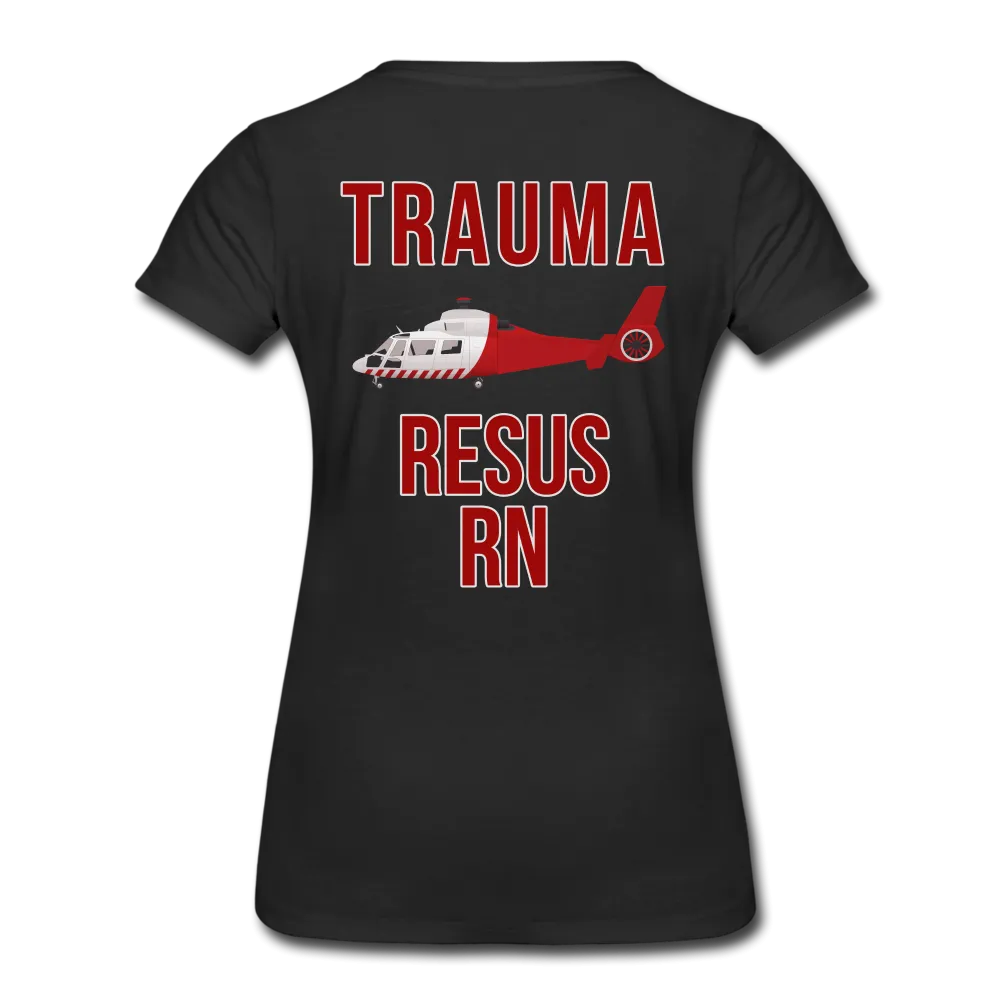Trauma Resus RN Helicopter Women’s Premium T-Shirt