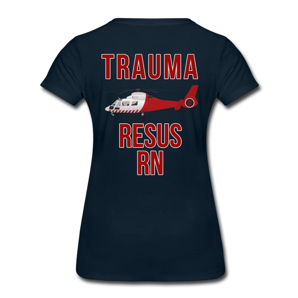 Trauma Resus RN Helicopter Women’s Premium T-Shirt