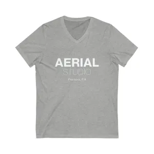 Unisex Jersey Short Sleeve V-Neck Tee