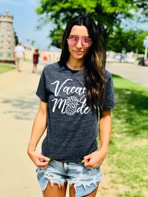 Vacation Mode Vacation Shirt - Vacation Shirts - Vacation TShirts - Girls Trip Shirt - Vacay Shirt Cruise Shirt - Unisex Tri-Blend T-Shirt